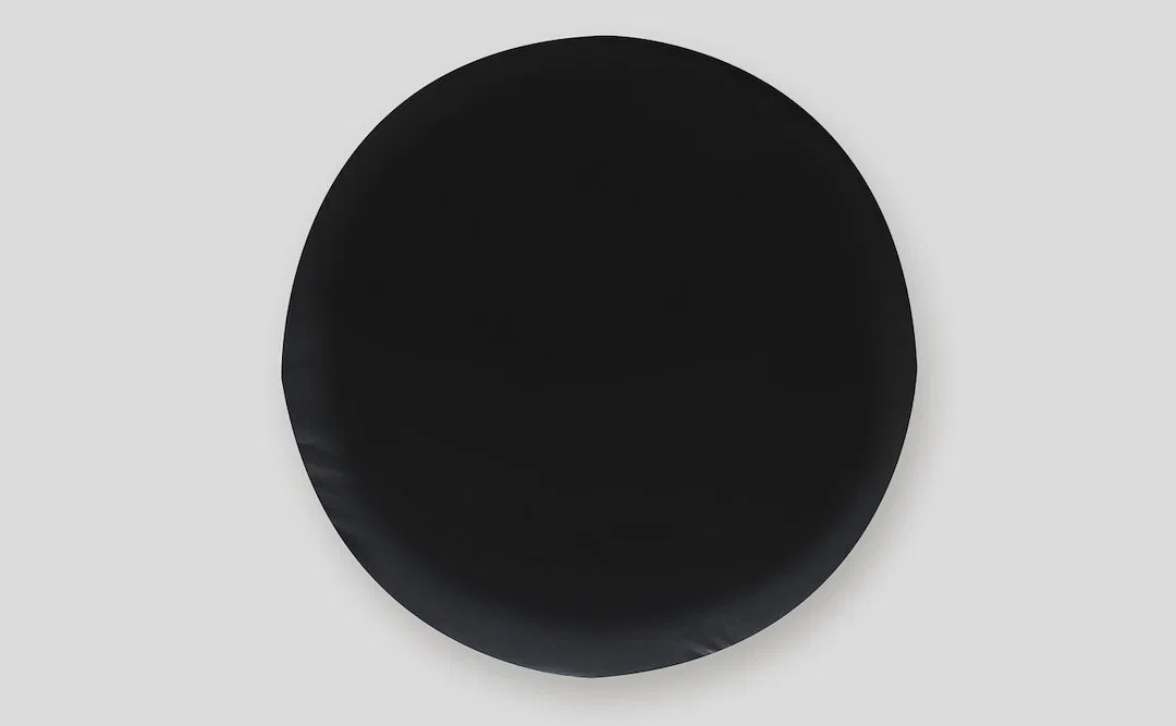 1731 – ADCO Spare Tire Cover, Fits 34 Inch Diameter Tires Plain Black Vinyl With Hollow Bead Welt Cord And Elasticize...